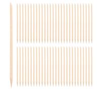 SOESFOUFU 100pcs Wooden Cuticle Remover Sticks Multifunctional Manicure Pedicure Tools Nail Art Accessories for Precise Cleaning and Nail Care