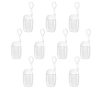 SOESFOUFU 10pcs Cosmetic Storage Bottle Travel Bottle 30ml Plastic Reusable Leak-resistant Empty Liquid Holder for Travel and Outdoor
