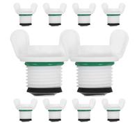 SOESFOUFU 10pcs Hot Water Bottle Plug Replacement Caps for Hot Water Bags and Bottles, Leakproof Pp Material with Excellent Insulation, for Winter Sleeping and Outdoor Activities
