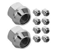SOESFOUFU 10pcs M12x1.5 Steel Trailer Lug Nuts Open End Wheel Nuts for Truck Rv Car Trailer Lug Studs Compatible with Wheel Hub Bolts