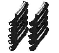 SOESFOUFU 10pcs Men S Beard Comb Portable Mini Hair Styling Tool with Rounded Smooth Teeth for Gentle Grooming and Mustache Shaping Pocket-sized Barber Texture Combs