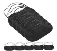 SOESFOUFU 10pcs Sleep Eye Mask Blindfold Elastic Bands Eye Mask for Sleeping Hotel Travel Train Patches