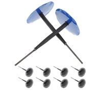 SOESFOUFU 10pcs Tire Repair Mushroom Nails Cold Vulcanization Rubber Screw Plugs for Cars Trucks Tractors Flat Tire Puncture Fix with Steel Precision and Airtight Grip