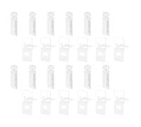 SOESFOUFU 12 Set Vertical Blind Stem Replacement Clips for Window Blinds and Vertical Shutters Pvc Material Minimalist Design Sturdy Not Easy to Break