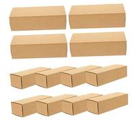 SOESFOUFU 12pcs Brown Kraft Cardboard Storage Box for Lipstick Perfume and Essential Oils Elegant and Organizer for Items for and Presentations