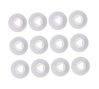 SOESFOUFU 12pcs PVC Radiator Pipe Covers Wall Decoration Collar Heat Resistant Corrosion Resistant Plastic Pipeline Covers for Heating Wall Pass-Through