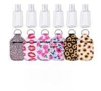 SOESFOUFU 12pcs Refillable Hand Bottle Covers Set for Travel, Lightweight Portable Plastic Perfume Storage Containers with 30ml Capacity, Assorted Colours for Easy Hand Washing and On-the-go