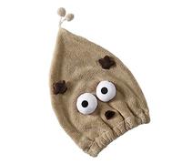 SOESFOUFU 1pc Super Absorbent Cartoon Hair Drying Shower Cap for Quick Drying Cute Fleece Hair Towel for Boys and Girls for Bathing Swimming and Spa Deer Design
