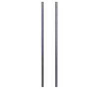 SOESFOUFU 2 Pieces Graphite Stir Rods Φ8×300mm Crucible Stir Sticks for Melting and Refining Metals, Grey Graphite Mixing Sticks Suitable for Laboratory and Industrial Use