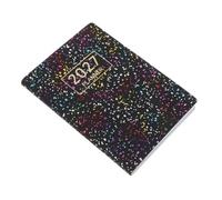 SOESFOUFU 2027 Year Planner Book A7 Pocket Weekly and Monthly Student Organizer with Segmented Pages, Month Indexes, and Full-year Calendar for Effective Time Management and On-the-go