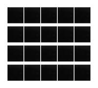 SOESFOUFU 20pcs Black Engraving Paper Glossy Fiber Tests High-Gloss Cutting for Precision Metal Engraving