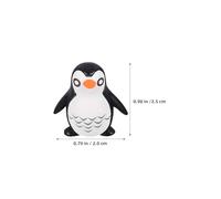 SOESFOUFU 20pcs Miniature Penguin Mini Penguin Figures Fairy Garden Toy Resin Animal Figurine Moss Landscape Decoration DIY Craft Home Decor