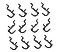 SOESFOUFU 20pcs Plastic Pegboard Hooks for Garage Storage Lightweight Hanging Peg Hooks for Tool Organization Easy Install Wall Display Hangers for Warehouse and Home Use