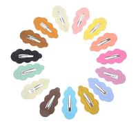 SOESFOUFU 20pcs Snap Hair Clips for Lightweight Hairpins No Pressure Hair Accessories Candy Color Gradient