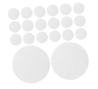 SOESFOUFU 20pcs White Compressed Facial Sponges 65mm Wood Pulp Face Cleansing Sponge Puff for Makeup Removal Daily Skincare Disposable Cleansing Pads for Sensitive Skin