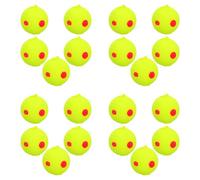 SOESFOUFU 20pcs Yellow Foam Fishing Float with Enhanced Fishing Effect and Simple Convenient Design Pole Floats on Lakes and Rivers Essential Foams