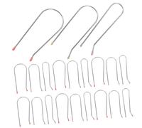 SOESFOUFU 24pcs Hot Curler Clips Replacement Shaped Securing Pins Durable Multiple for Effortless Styling at Home and Salon