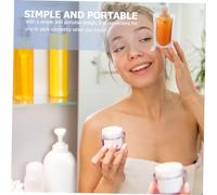 SOESFOUFU 24Pcs Travel Lotion Pouch with Leak Squeezable Plastic Bags Space Saving Cosmetic Containers for Shampoo Conditioner Creams Lightweight Reusable Compact Design for Womens Toiletry