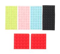 SOESFOUFU 250Pcs Bump Dots for Visually Impaired - Silicone Braille Tactile Dots Self Adhesive - Low Vision Assistive Markers for Remote Controls Appliances Keyboards, Assorted Color