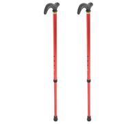 SOESFOUFU 2pcs Adjustable Height Walking Cane for Seniors with Retractable Lightweight Aluminum Alloy and Ergonomic Handle, Collapsible Walking Stick for Outdoor Walks and Hiking