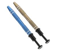 SOESFOUFU 2Pcs Chip Extraction Tool 4-Prong Pickup Holder Ic Extractor Electronic Component Pickup Holder with Internal Spring Design Clamping and Grasping Screw Products Blue