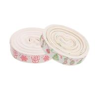 SOESFOUFU 2pcs Christmas Cotton Ribbons with Snowflake Snowman Patterns Fade-Resistant Holiday Wreaths Ribbon for DIY Crafts Gift Wrapping Tree Decorations and Reusable