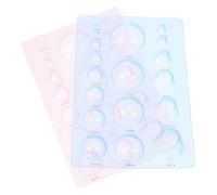 SOESFOUFU 2pcs Clay Takers Clay Taker Molds DIY Tool Plastic Ball Shaped Half Sphere Workmanship for Personal Use and Professional Use Making Flower Petals Creating Uniform Patterns