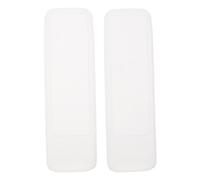 SOESFOUFU 2pcs Clear Remote Control Covers Compatible for Google, Shockproof Silicone Protector Case, Transparent Skin Replacement, Dustproof TV Remote Sleeve