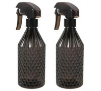 SOESFOUFU 2pcs Continuous Mist Spray Bottles for Hairdressing - Plastic Salon Water Sprayer with Metal Ball Barber Refillable Fine Misting Bottle 200ML for Styling Hair Cutting