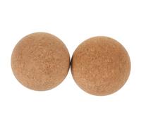 SOESFOUFU 2pcs Cork Yoga Ball Small Exercise Ball for Pilates Massage Soft Gym Fitness Roller