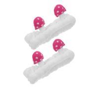 SOESFOUFU 2pcs Cute Mushroom Headband for Women Soft Spa Hair Accessories for Makeup Application Face Washing and Facial Treatments Comfortable and Versatile