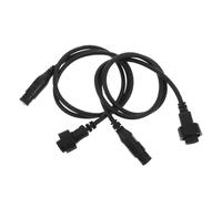 SOESFOUFU 2pcs Dmx512 Waterproof Stage Lighting Cable Male Female Lead | Shielded Twisted Pair Construction with PVC Jacket, Supports Runs up 300m, for Concert Halls and Lighting Truss Setups