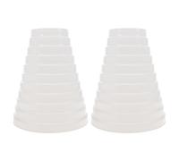 SOESFOUFU 2pcs Dryer Vent Duct Adapter Connector PVC in-line Reducer Increaser for Kitchen and Office, Easy to Install Suitable Duct Diameter from 80mm to 200mm