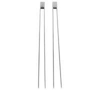 SOESFOUFU 2pcs Ear Digging Tuning Fork - Ear Vibration Tuning Fork - Stainless Steel Earwax Cleaning Accessory for Relaxing Massage Hearing Test Spa Supplies