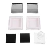 SOESFOUFU 2pcs Empty Lipstick Palettes - Magnetic Empty Makeup Palette Cases - Highlighters Sample DIY Eyeshadow Powder Blush Lipstick Boxes 30mm for Travel