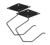 SOESFOUFU 2pcs Foldable Kitchen Utensil Hooks Under Cabinet Banana Holder with Adhesive Sticky Saver Strong Fruit Hanger Space Saving Organizer for Efficient Kitchen Storage