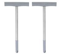 SOESFOUFU 2pcs Handheld Protest Sign Holder: 17Inch Metal Parades Slogan Display Pole with Nonskid Grip - Versatile Signboard Stand for Airport Pickup Sport Event Meeting Tours Guide
