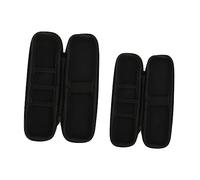 SOESFOUFU 2pcs Hard Pu Material Electric Toothbrush Case Bag Travel Toothbrush Holder Reusable Storage Case for Boys and Girls