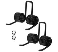 SOESFOUFU 2pcs Heavy Duty Motorcycle Seat Rebound Springs Modified Torsion Coil for Saddle Seat Mount Bracket Upgrade Compatible with Motorbike