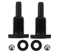 SOESFOUFU 2pcs Hydraulic Jack Return Valves Accessories with Steel Ball Pressure Mechanism Vertical Jack Seal Screw Plugs for Efficient Lifting and Car Maintenance