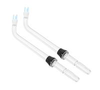 SOESFOUFU 2pcs Jet Tips for Water Flosser Replacement Heads Compatible with Oral Irrigator and Implants, Acrylic Material with Advanced Plaque Removal, for Home Teeth Cleaning and DIY Oral