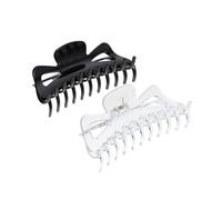 SOESFOUFU 2pcs Large Hair Claw Clip Acrylic Hair Clamp Barrette for Face Washing and Styling Non-slip Grip Suitable for Women