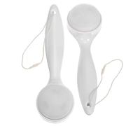 SOESFOUFU 2pcs Manual Silicone Facial Cleansing Brush Gentle Exfoliating Face Scrubber with Detachable Heads for Massage Scrubbing Soft Flexible Skin Care Tool