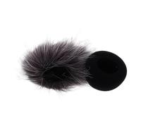 SOESFOUFU 2pcs Microphone Windscreen Protective Covers for Zoom Soft Foam and Gray-white Furry Mic Covers Reliable Windshield Shields for Clear Recording and Wind Noise Reduction