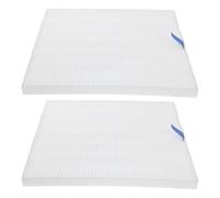 SOESFOUFU 2pcs Nail Dust Vacuum Filters Nail Salon Filters 6.88x6.88x0.39in Composite Pp Efficiently Filtering Debris Easy to Clean Salon Pedicures Replacement Net