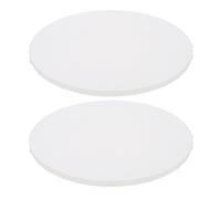 SOESFOUFU 2Pcs Oval Stretched Canvas, Stretched Blank Art Board Panel, 12x8 Plain Artist Canvas with Wood Frame for Beginners, DIY Art and Craft Projects