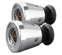 SOESFOUFU 2pcs Pressure Cooker Release Valve Iron Material Universal Safety Valves Silver Finish Compact Component for Power Pressure Cooker Lid Use