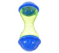 SOESFOUFU 2pcs Rabbit Food Dispenser in Blue Plastic, Bone Shape Interactive Bunny Feeder for Intelligence Development and Exercise while Eating, Suitable for Rabbits and Guinea Pigs