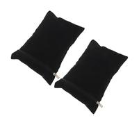 SOESFOUFU 2pcs Sew-in Side Pocket Insert with Smooth Zipper Closure for Sweatshirt and Coat, Black Canvas Pocket Replacement for Clothing Repair and Travel Use