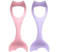 SOESFOUFU 2pcs Silicone Eyeliner Aid Tools for Women, Easy-to-use Eyeliner Applicators and Mascara Drawing Aids, Suitable for Long Time Using and Does Not Hurt Skin, for Professional Eye